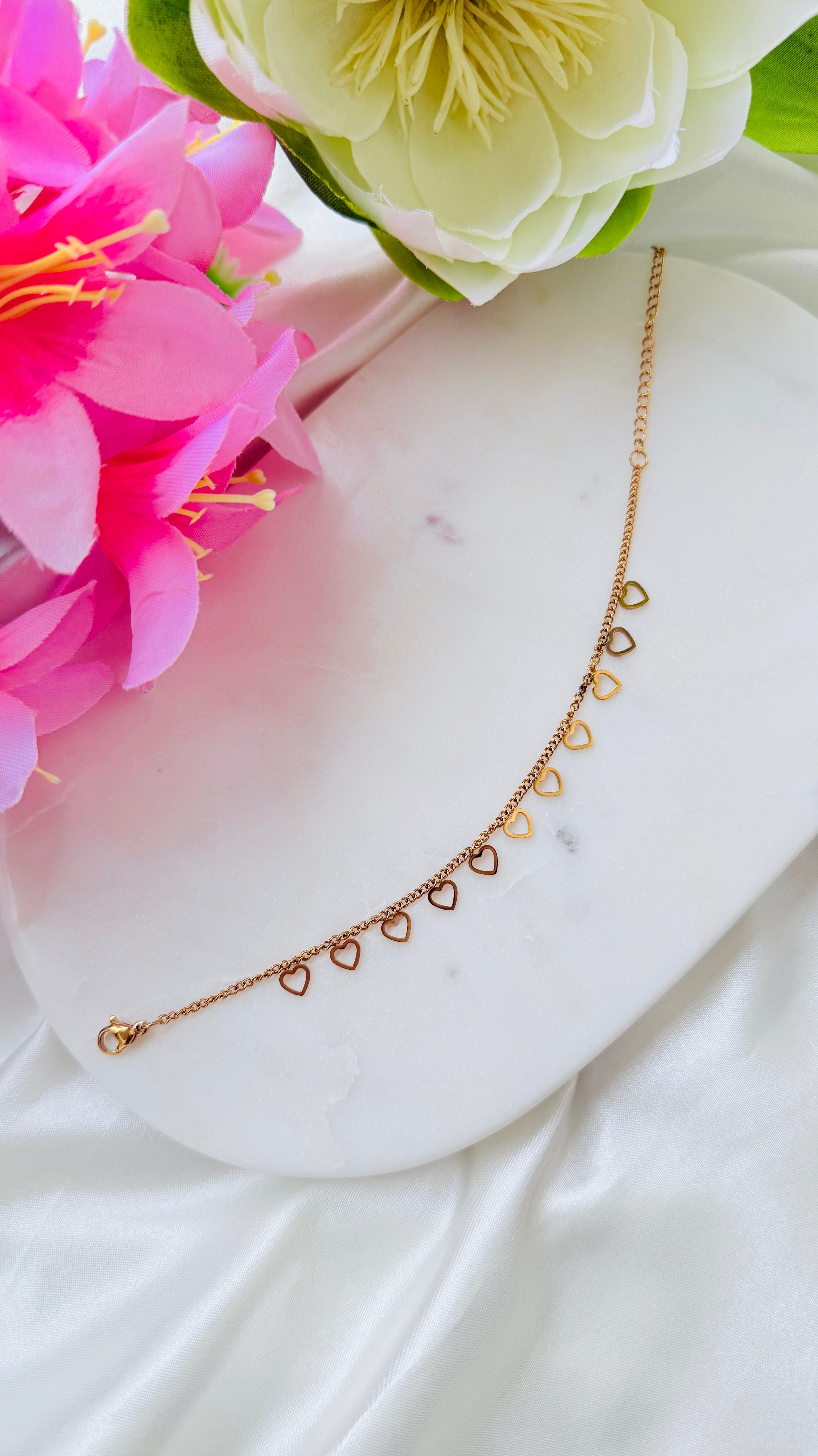 Love Drops Charm Anti Tarnish Bracelets RJ239