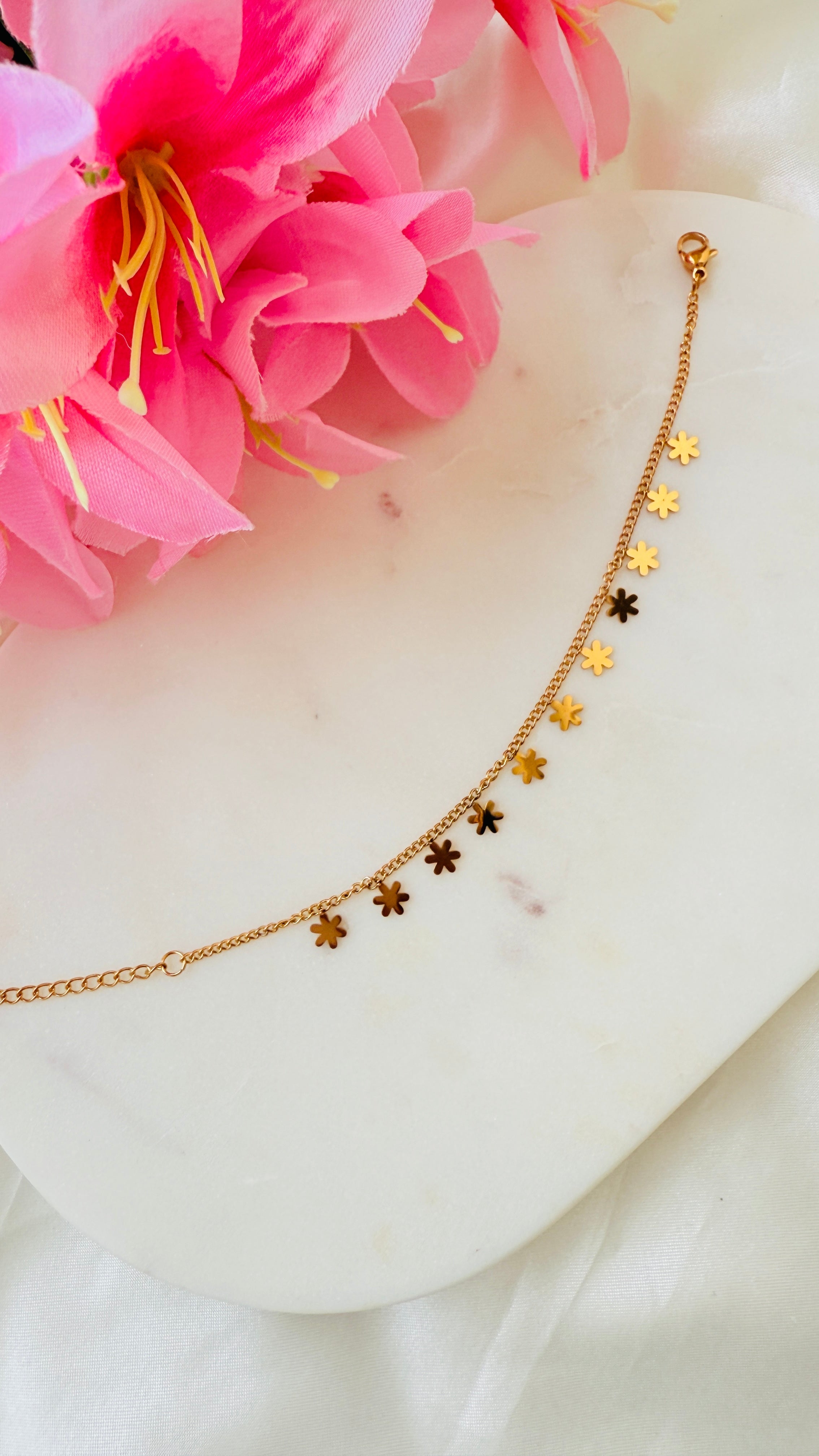 Marigold Charm Anti Tarnish Bracelets RJ238