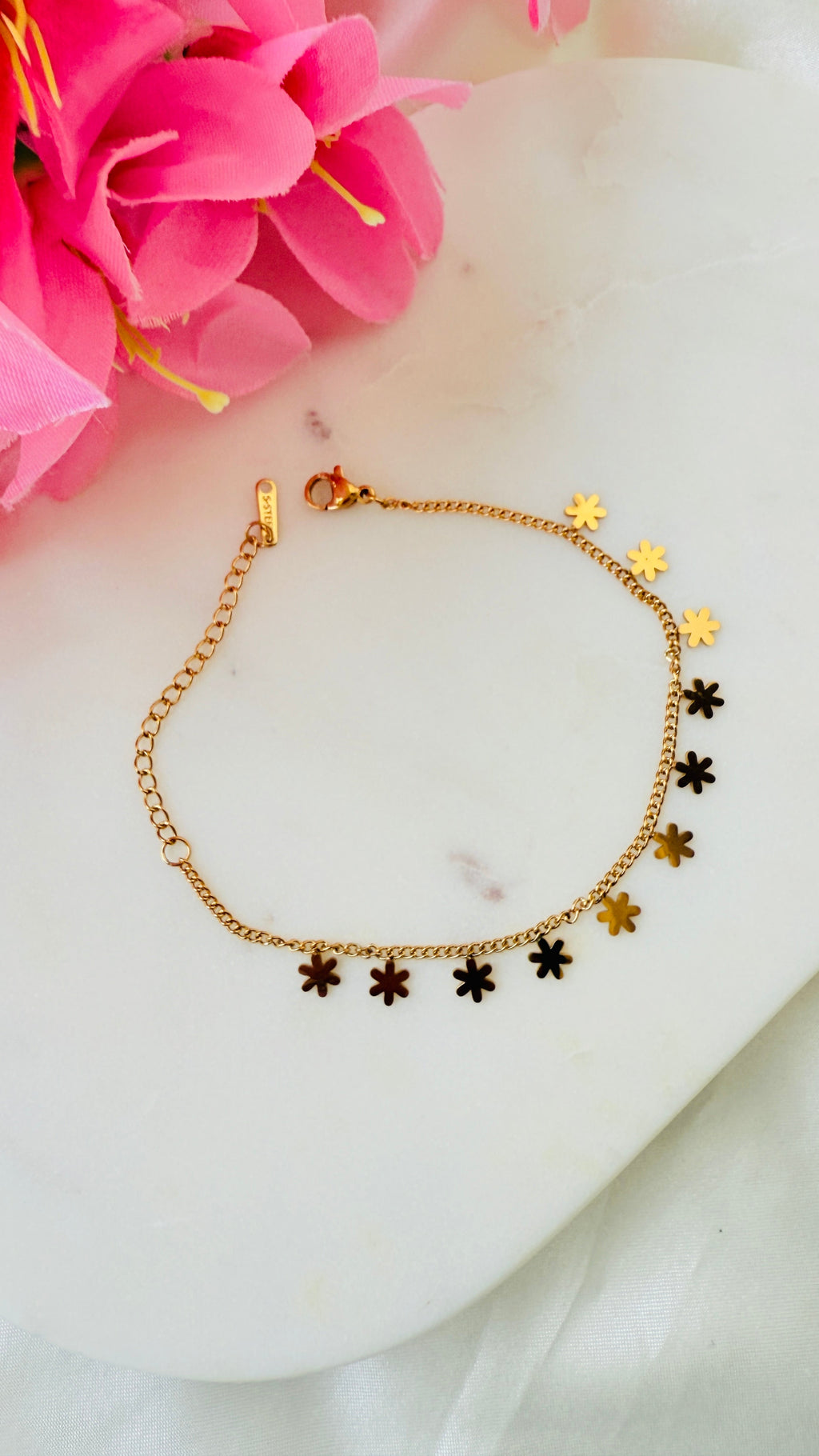 Marigold Charm Anti Tarnish Bracelets RJ238