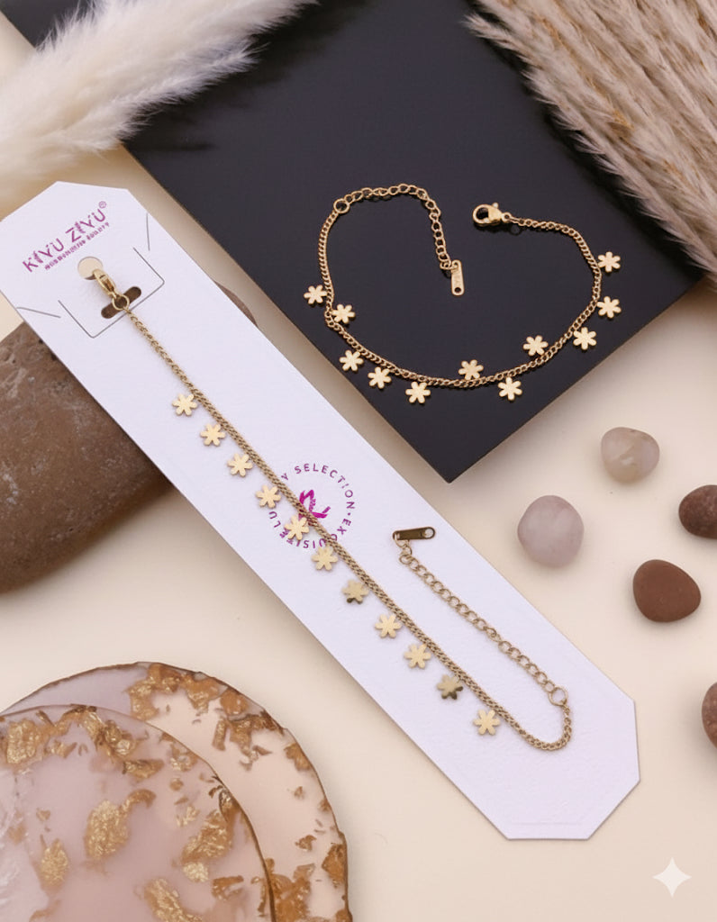 Marigold Charm Anti Tarnish Bracelets RJ238