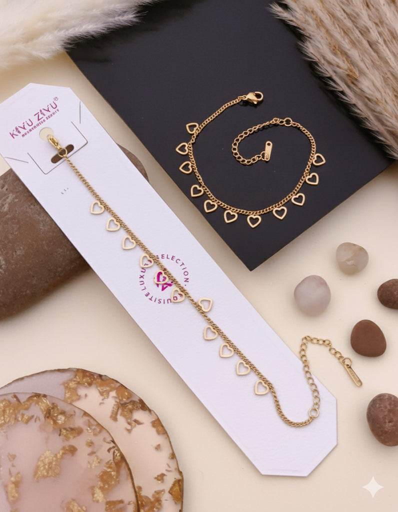 Love Drops Charm Anti Tarnish Bracelets RJ239