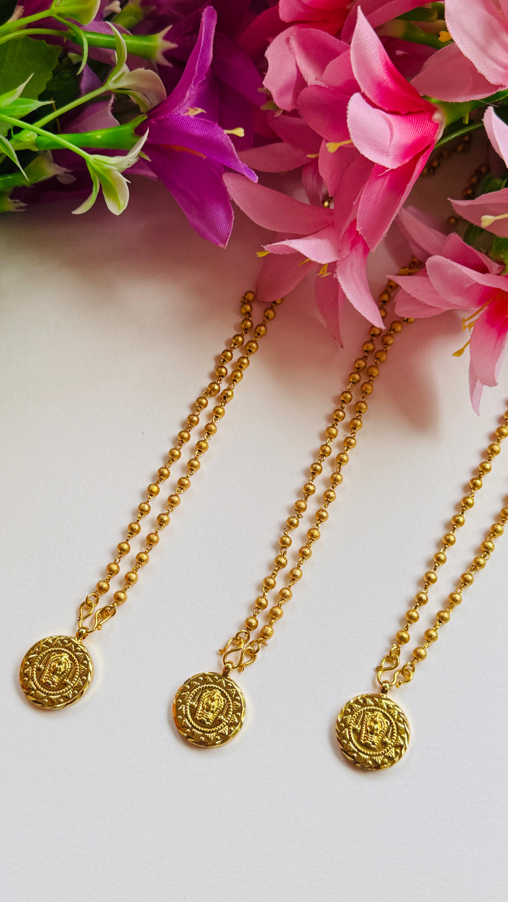 Mani mala with krishna locket  RJ287