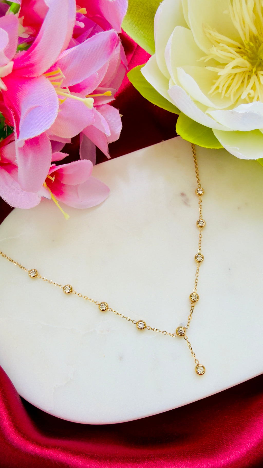 Dainty Glow Anti Tarnish Stainless Steel Necklace RJ295