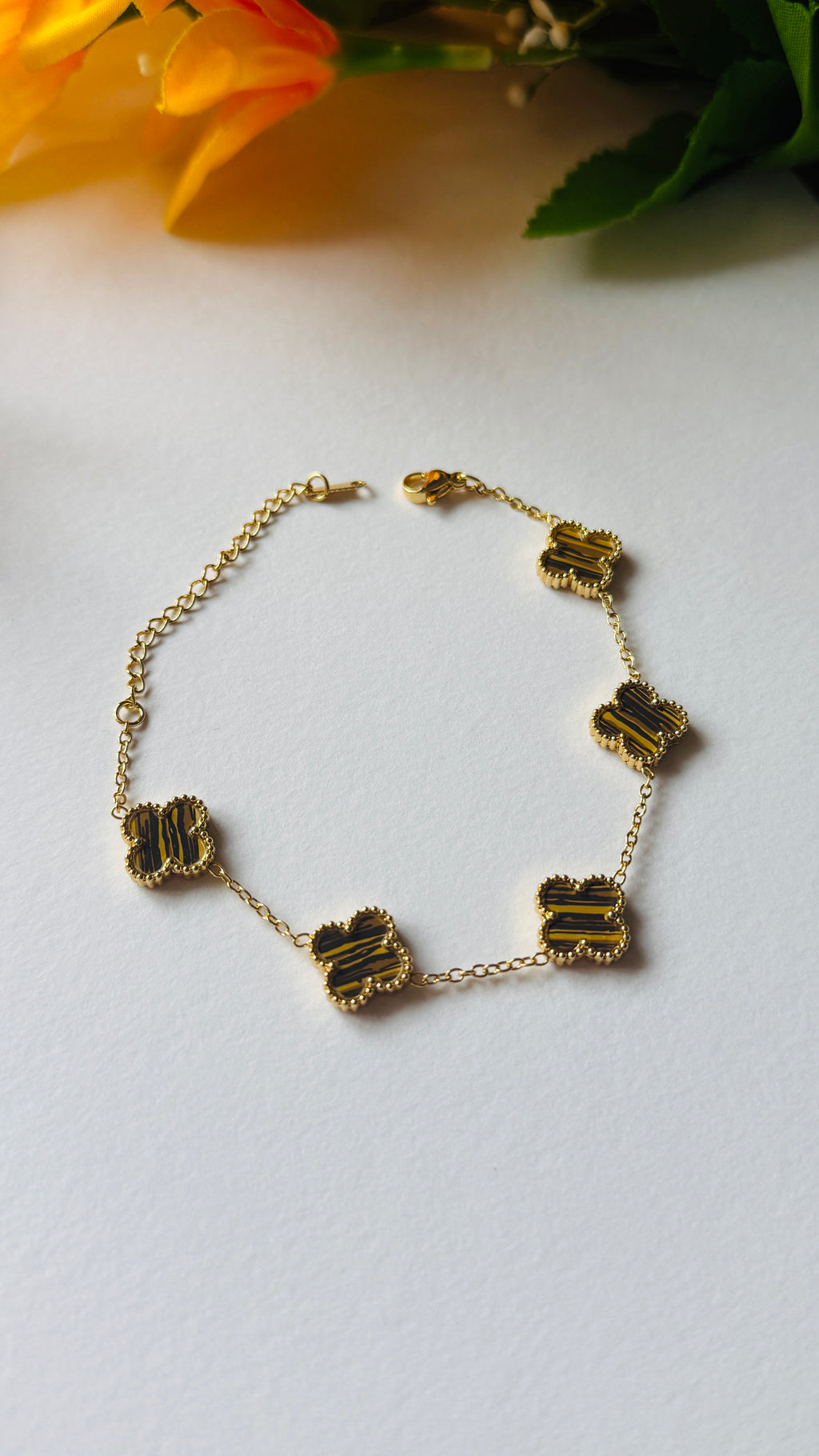 Brown Clover Bracelets RJ302