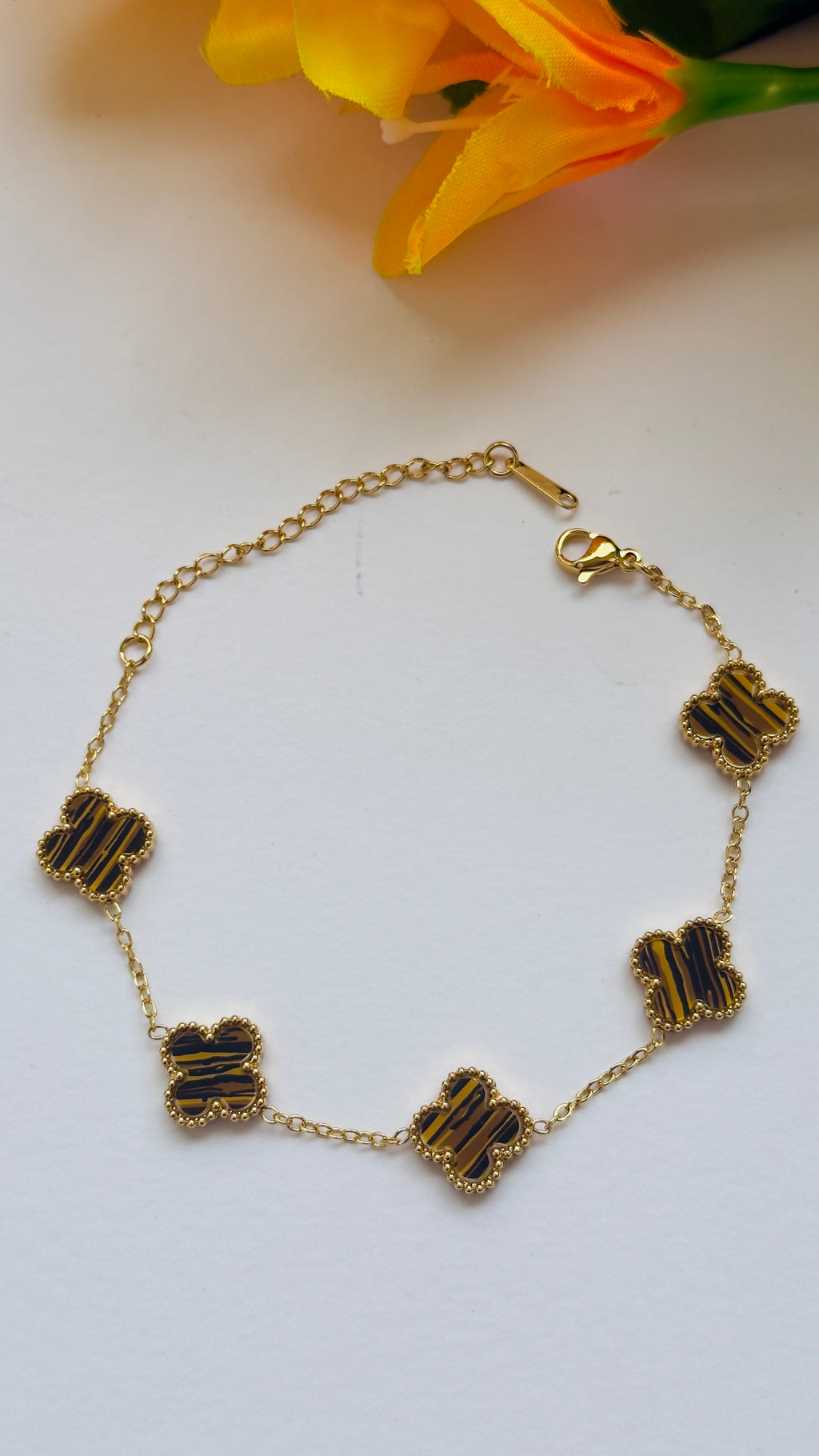 Brown Clover Bracelets RJ302