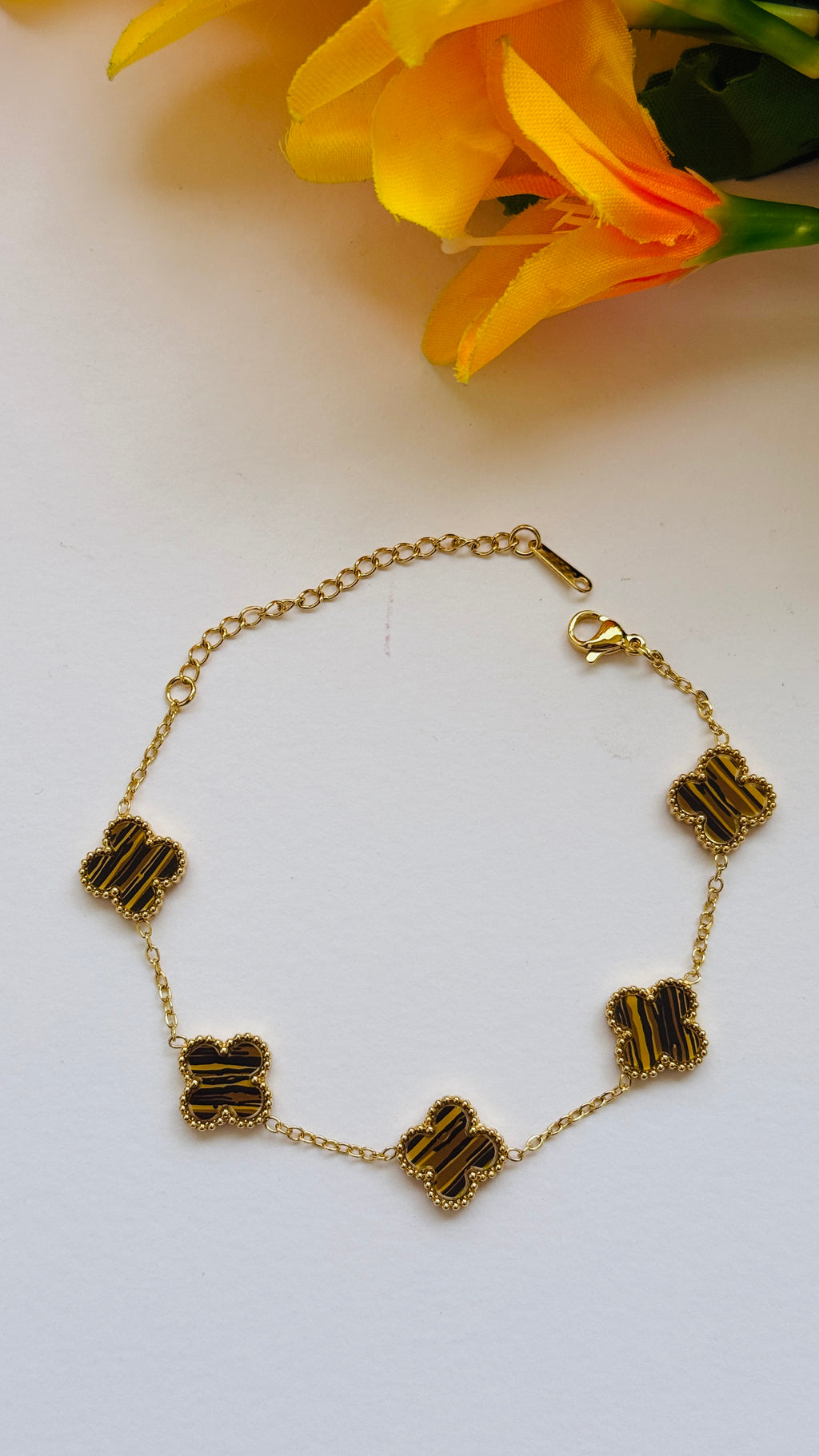 Brown Clover Bracelets RJ302