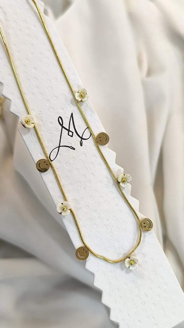 Giggles Anti tarnish stainless steel neck Chain RJ89