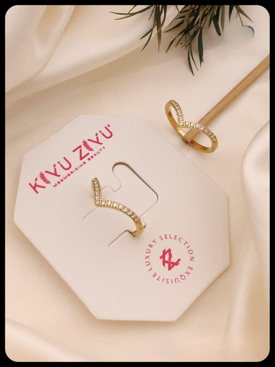 Luxe Curve Anti tarnish Ring RJ146