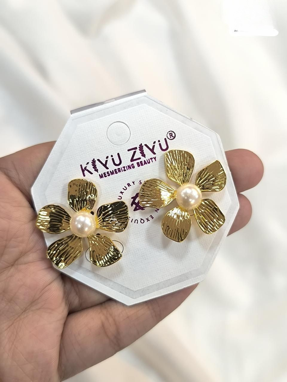 Sunflower Anti tarnish stainless Earrings RJ155