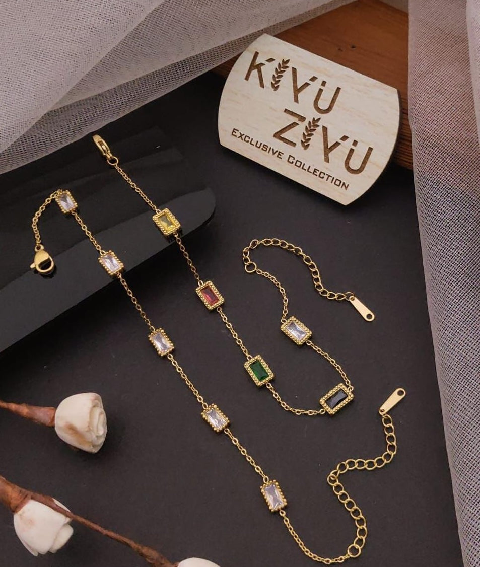 Terrace Bloom Charm Anti Tarnish Bracelets RJ228