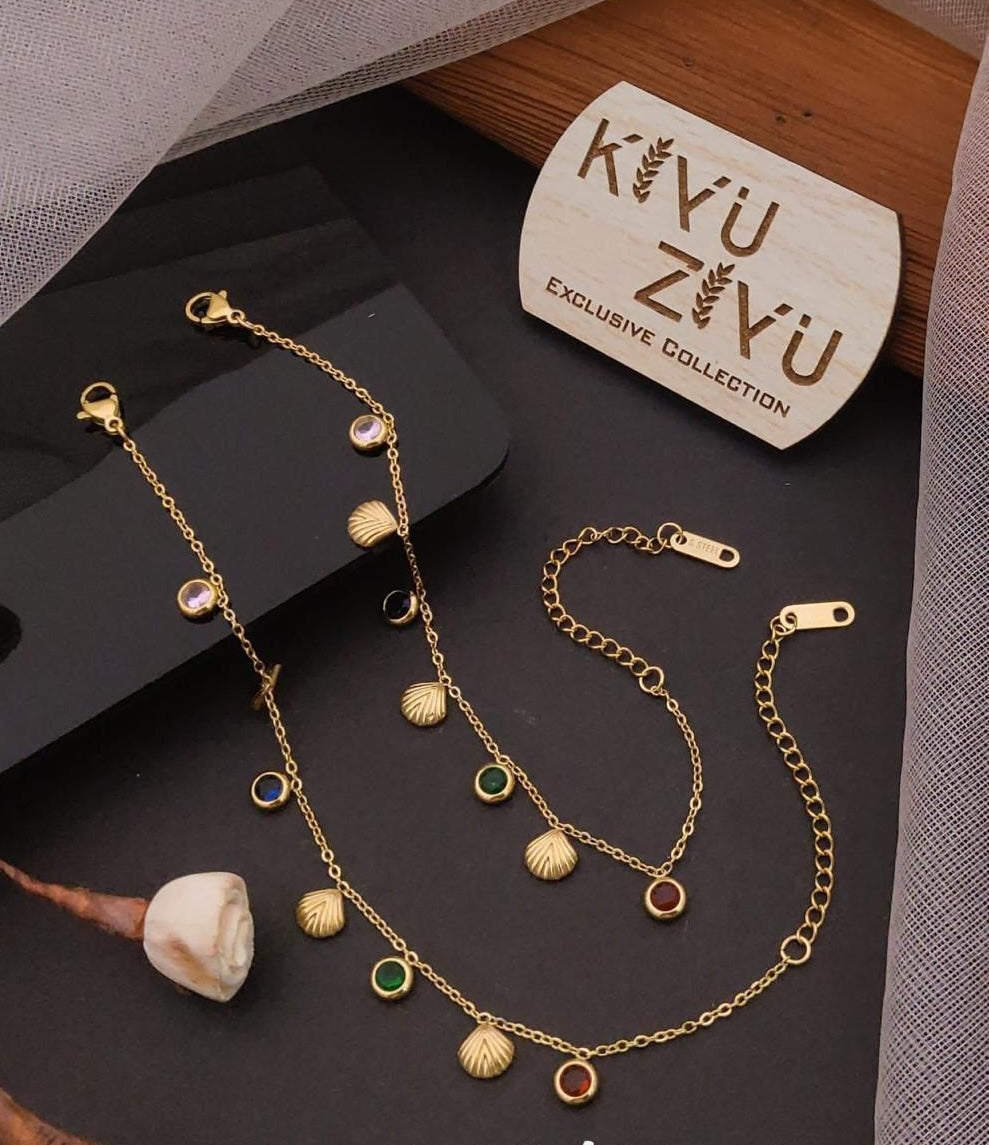 Ocean Treasure Charm Anti Tarnish Bracelets RJ226