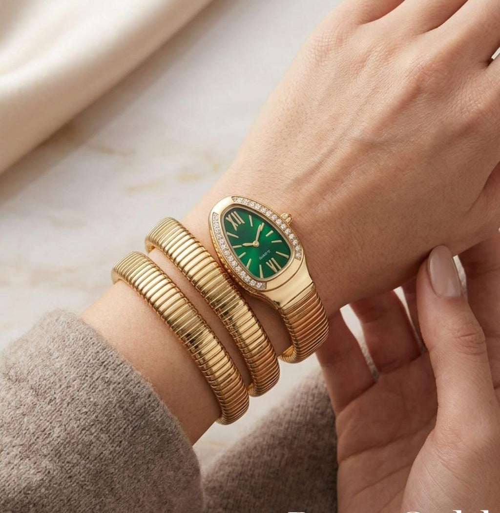 Trendy Snake Watch RJ350 Green